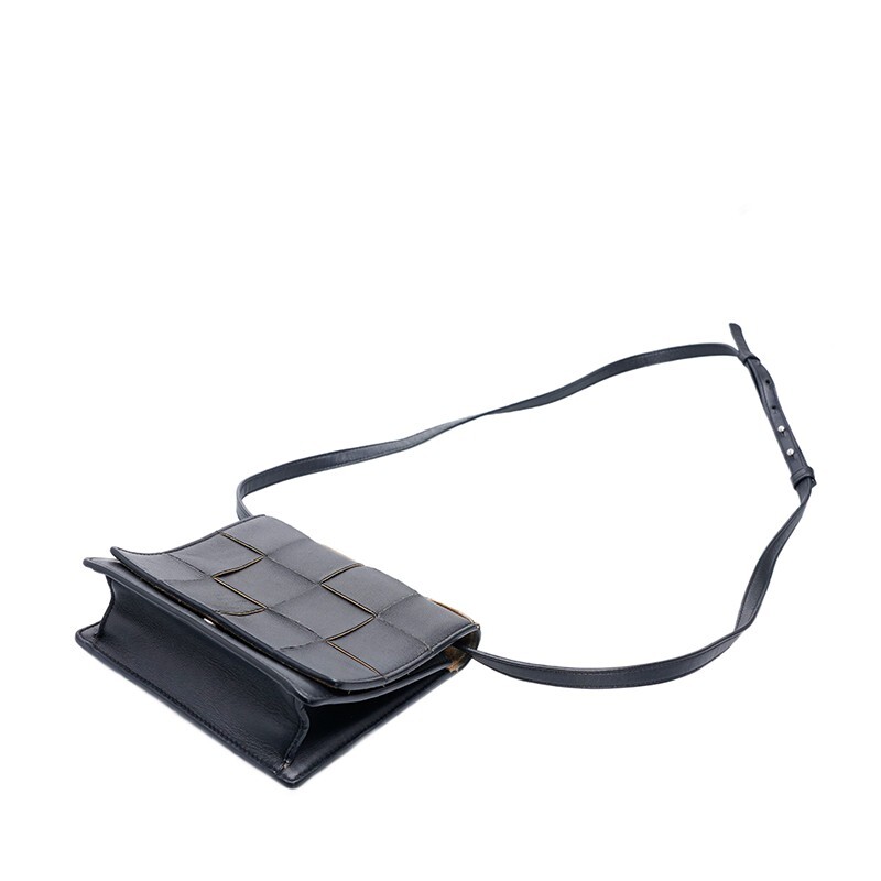 Bottega Veneta Black Cassette Mini Crossbody Bag | eBay
