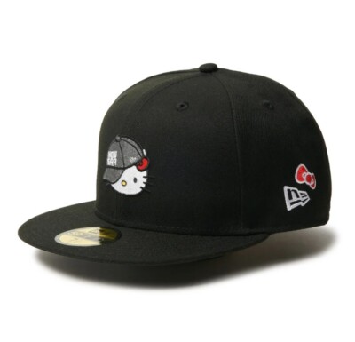キャップ New Era Kids HELLO KITTY X New Era 5950 Ball Cap Black NEW ERA 59 Fifty Cap HELLO KITTY Black 14348625 | eBay