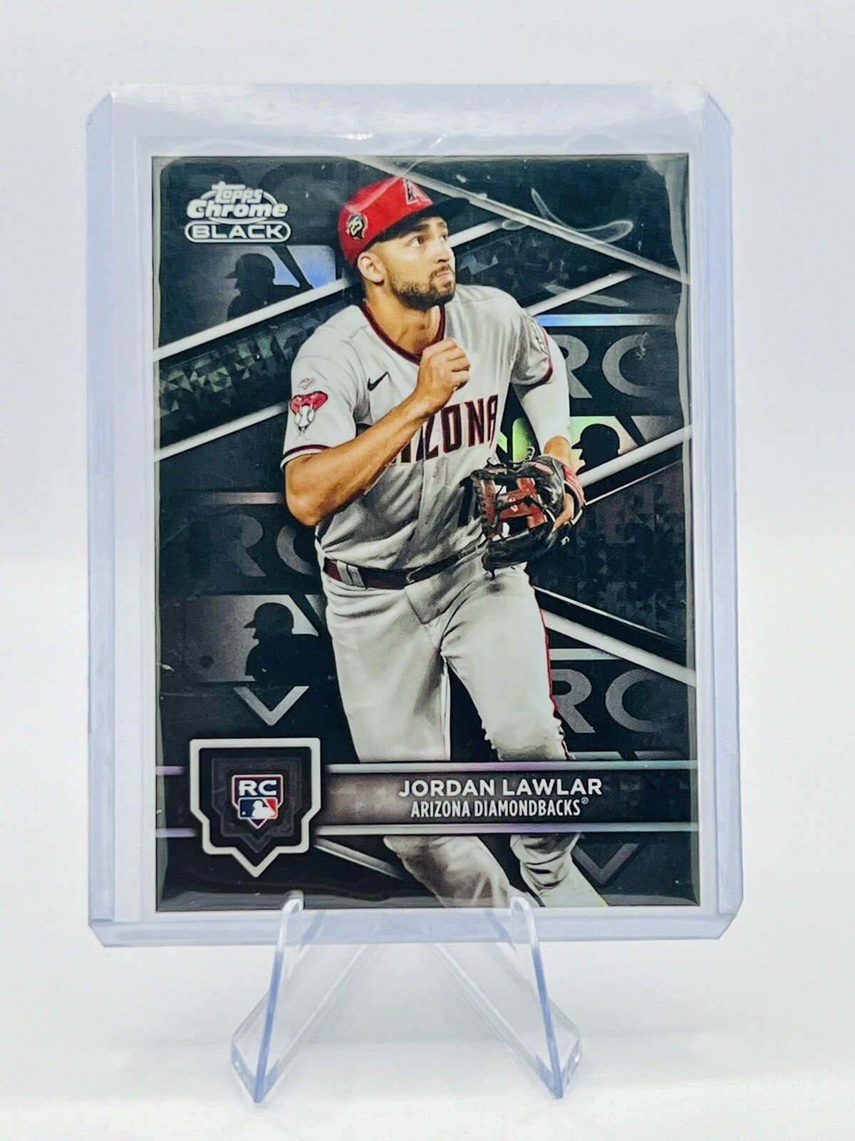 Jordan Lawlar 2024 Topps Chrome Black Image Variation Case Hit Sp Rookie Card