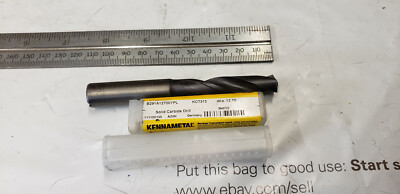 Kennametal 3640722 B291A12700YPL KC7315 12.70mm Solid Carbide 