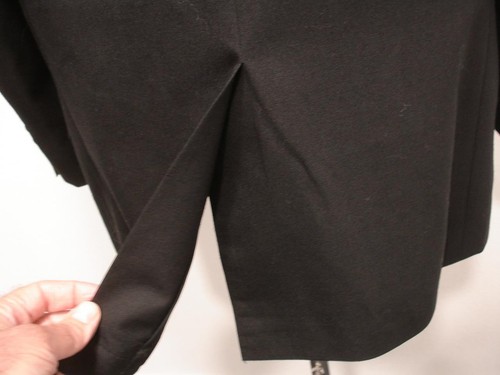 Men's 42S Al's Formal Wear Black Tuxedo Suit Jacket Formal Evening Satin Lapels - Picture 6 of 15