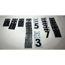 Lot of 36 Various Hy-KO 3 In Black Vinyl Numbers
