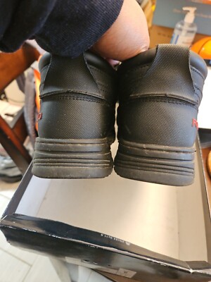 Polo Ralph Lauren Dover III Black Leather Chunky Duck Boots Boys Size