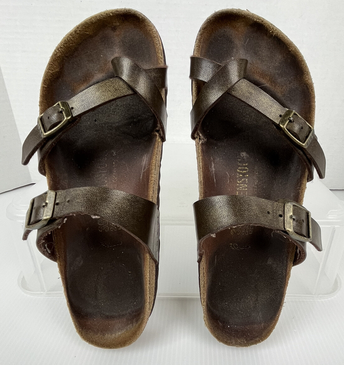 BIRKENSTOCK Mayari Birko-Flor Toe Loop Sandals Womens US Size