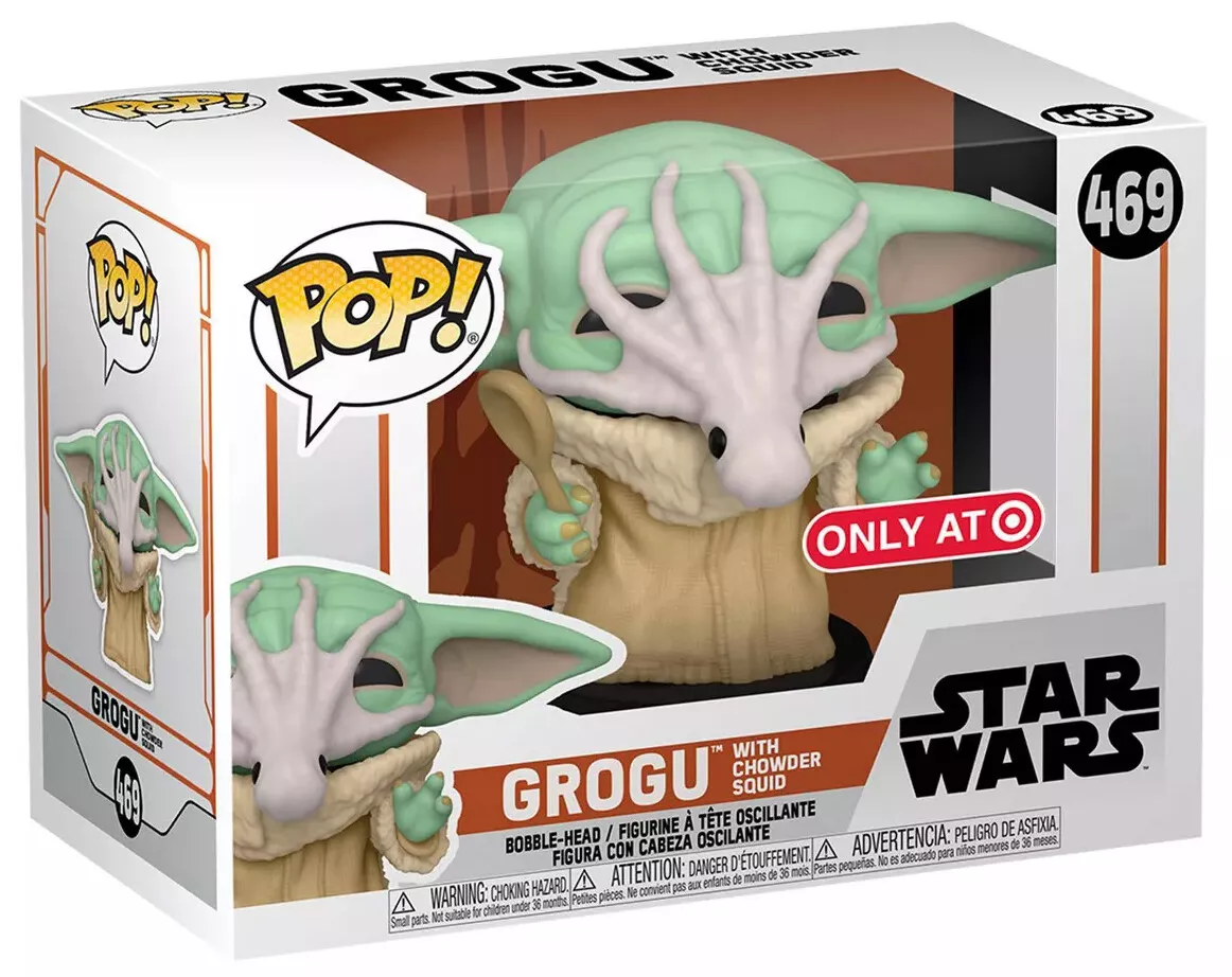 Funko POP Grogu with Chowder Squid 469 Target Exclusive Star Wars baby Yoda