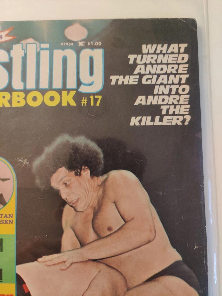 WRESTLING 1976 Victory Sports Series Yearbook # 17 ANDRE THE GIANT COVER WWF - Image 2 of 4