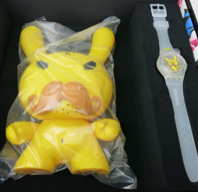 TENNIS PRO SET (Kidrobot Special) - SWATCH Gent - GZS49-  NEU und ungetragen