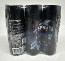 LOT OF 3 AXE Blue Lavender Deodorant Premium Body Spray Mint + Amber 4 oz.