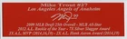 Mike Trout Autograph Nameplate LA Angeles Jersey Baseball Photo 2019 MVP