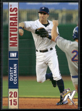 Dusty Coleman 2015 Northwest Arkansas Naturals Team Set 