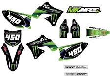 KXF 450 2009 - 2011 Full graphics kit SURGE style custom sticker kit decals