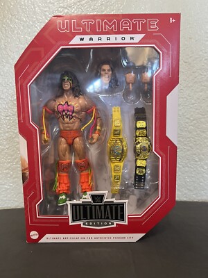(2) MATTEL  WWE ULTIMATE EDITION ELITE FAN TAKEOVER ULTIMATE WARRIOR AMAZON