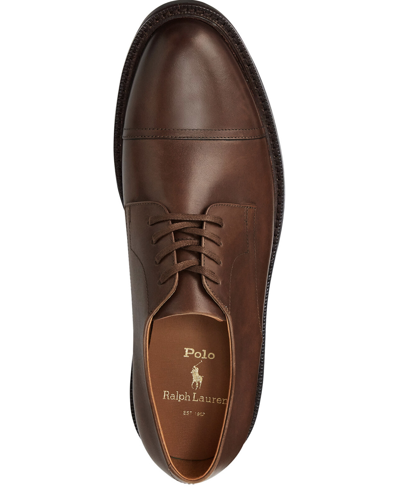 Polo Ralph Lauren Men's Asher Cuptoe Uniform Dress Shoe Brown eBay