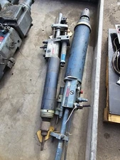 (2) Desoutter Pneumatic Auto Feed Drill Unit Single Drill Heads AFD-40