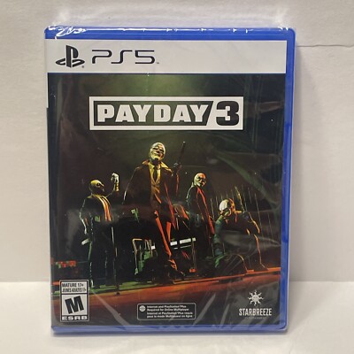 PAYDAY 3 PS5 Game PLAYSTATION 5 Pay Day