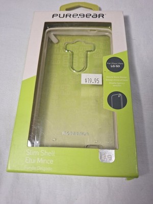 PureGear Slim Shell Case for LG G3 - Clear Protective Cover 60709PG New Open Box