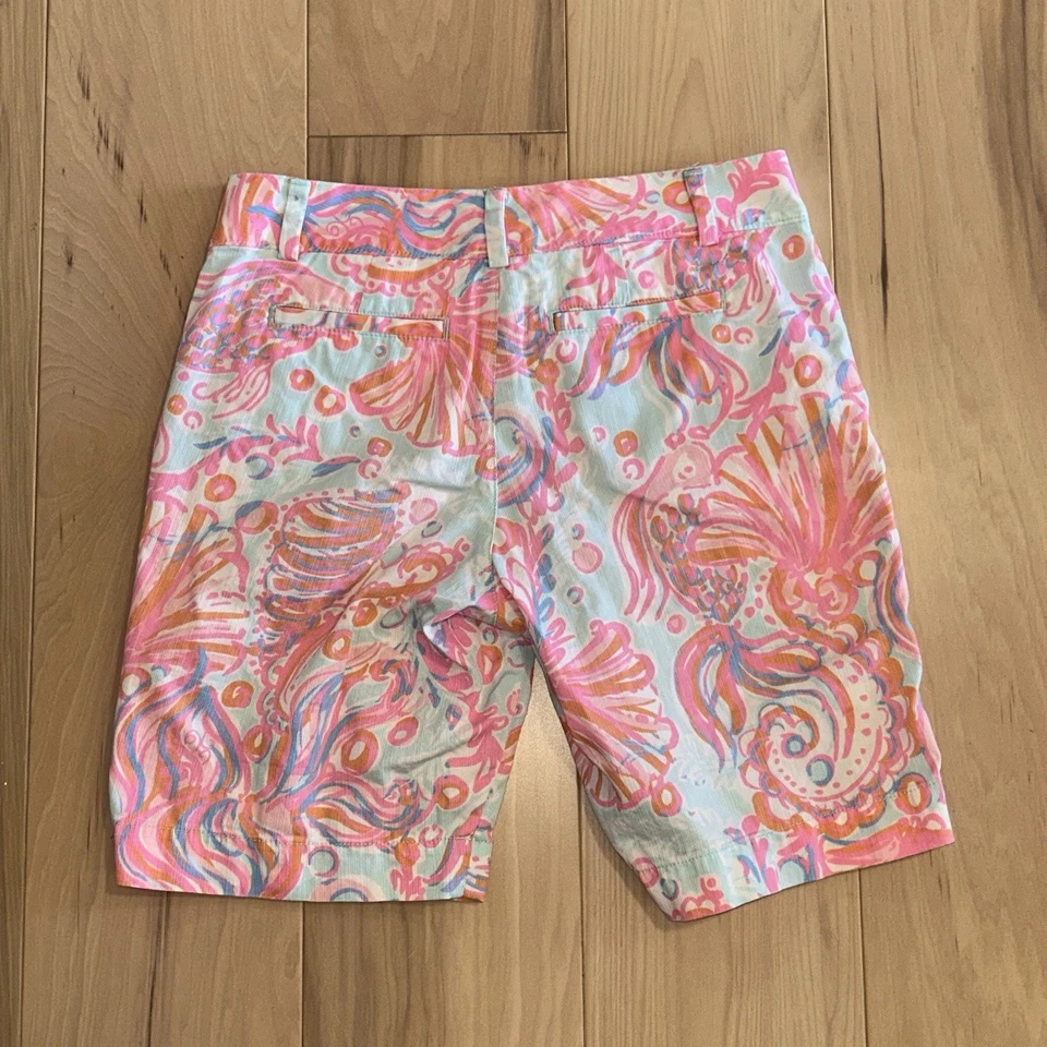 Lilly Pulitzer The Chipper abanico corto mar 9,5” entrepierna para mujer 4 Foto 2 de 4