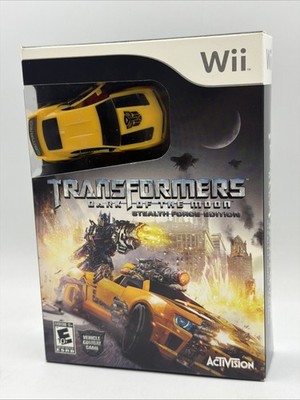 Transformers Dark Side Of The Moon Stealth Edition Bumblebee Car Wii Game SEALED