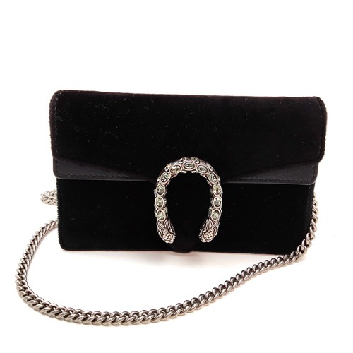 Gucci Crossbody bag Black Velour 1949083