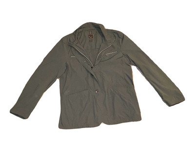 Gimo's Men's XL Kaki Green Rain jacket Tailored in Veneto, Italy