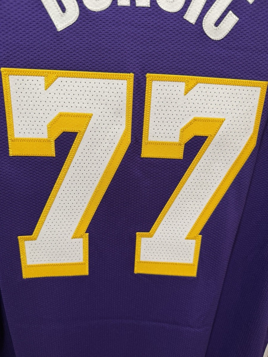 NWT 48 Los Angeles Lakers Luka Doncic Authentic Statement Edition