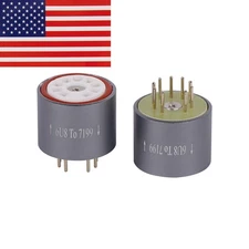 2pcs Tube Adapter Socket 9Pin 6U8 To 7199 Valve Converter Amplifier