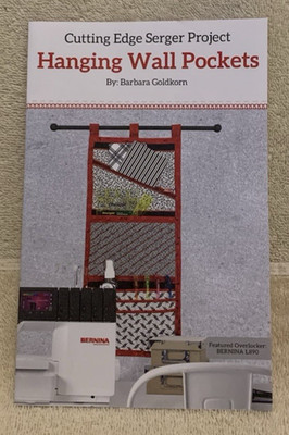 2021 Cutting Edge Serger Project HANGING WALL POCKETS Pattern Leaflet - EUC