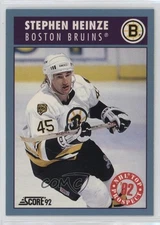 1992-93 Score Canadian Steve Heinze #476