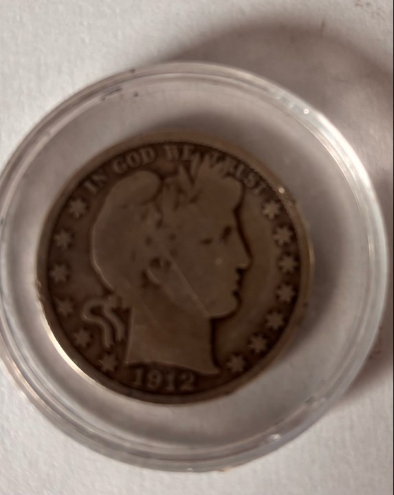 1912-D USA SILVER BARBER HALF