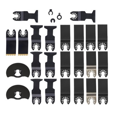 27 PCS Universal Oscillating Saw Blades Quick Release Multi Tool Blades Set