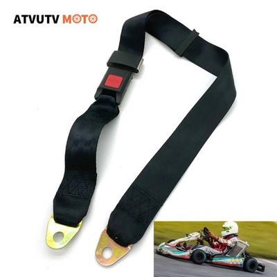 1PC Seat Belt 2 Point Adjustable Retractable Car Single Seat Lap Universal Lap