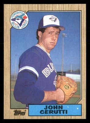 1987 Topps #557 - John Cerutti RC - Toronto Blue Jays