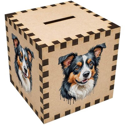 Spardose / Sparschwein ''Painted Style Border Collie'' (MB00123413)