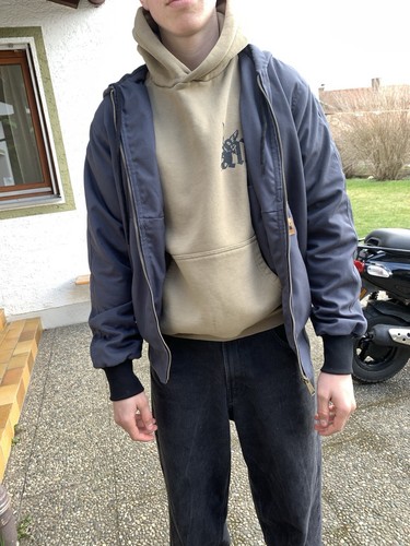 Genial Chaqueta Activa Carhartt Ropa de Trabajo De Colección Gris/Negro Talla M Ropa Resistente - Imagen 2 de 13