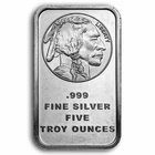 5 oz Silver Bar - Buffalo