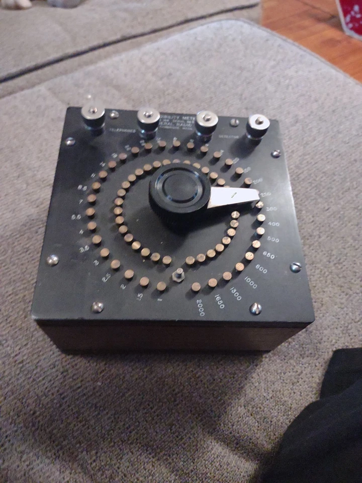 General Radio Co. Type 164 Audibility Meter Wooden Box - Weston Electrical Mint! - Image 4 of 4