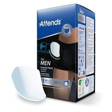 2x ATTENDS for men Shield 1 Box 25 ST