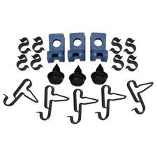 Fuel Line Clip Clamp Fastener Bracket Kit 3/8 With Return Challenger Cuda 19pc