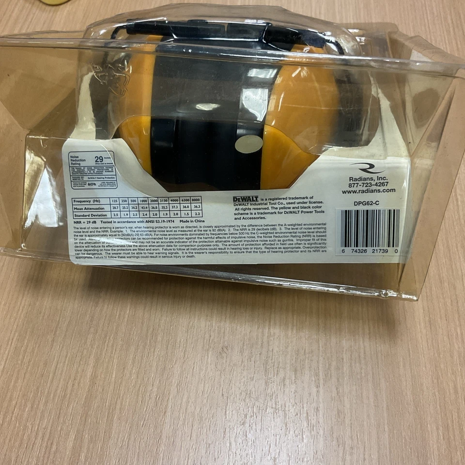 Защита слуха DeWalt DPG62, NRR 29 (1) - Изображение 3 из 3