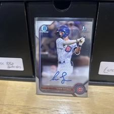 2022 Bowman Chrome - Prospect Autographs Liam Spence #CPA-LS (AU, RC)