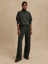 Varley The Extra Wide Leg Pant 29.5 in Olive ...