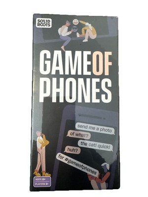 Game of Phones Party Game Solid Roots Ages 13+ Players 3+ New Sealed