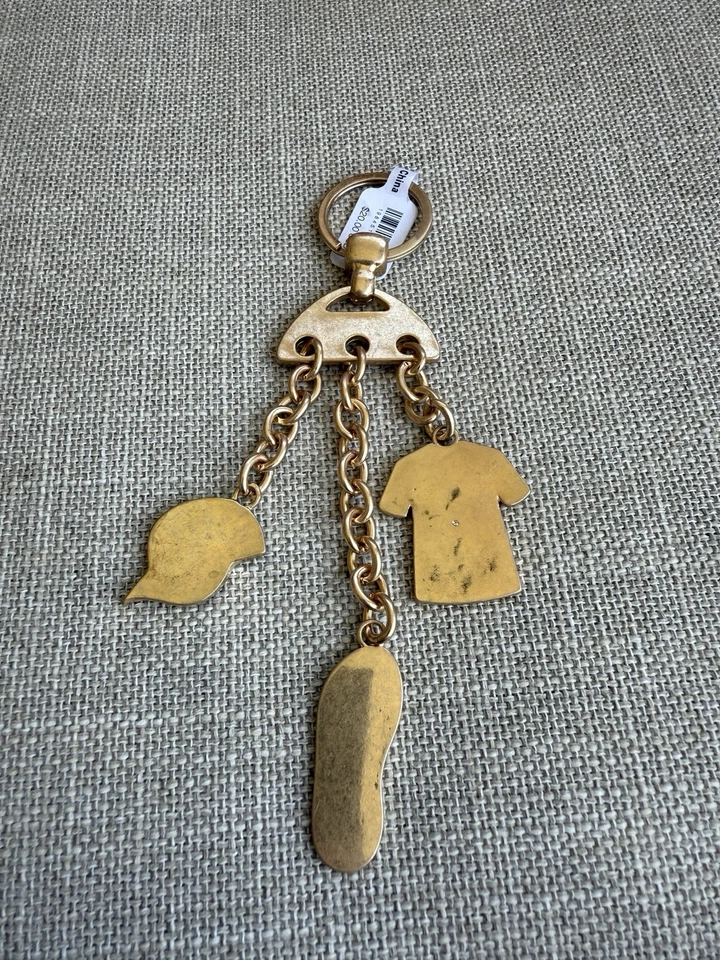 Free People FP Movimiento Triple Dije Llavero Ropa Activa Metal Dijes Llavero Foto 4 de 4