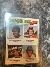 1977 Topps - Rookie Catchers Dale Murphy, Rick Cerone, Gary Alexander #476 (RC)
