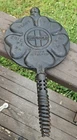 Rare Vintage Griswold Heart and Rare Center Star #18 Waffle Cast-Iron C1920