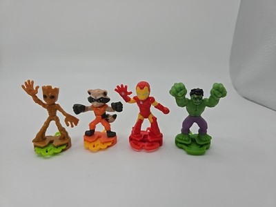 Kinder Joy Surprise Eggs Toys Marvel Ironman, Hulk, Rocket, Groot