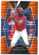 2022 Panini Select #200 Teoscar Hernandez /16 FOTL Orange Pulsar Premier