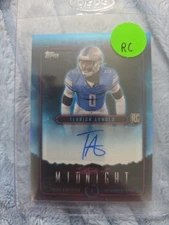 2024 Topps Midnight - Stroke of Midnight Autographs Terrion Arnold #SMA-TA RC