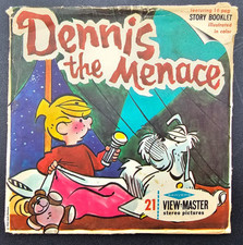 1967 Dennis the Menace View Master Packet B539 3 Reel Set Book TV Cartoon