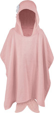 , Beach and Bath Poncho, 100 Cotton Hooded Towel for Toddlers 2-6 Years Boys an
